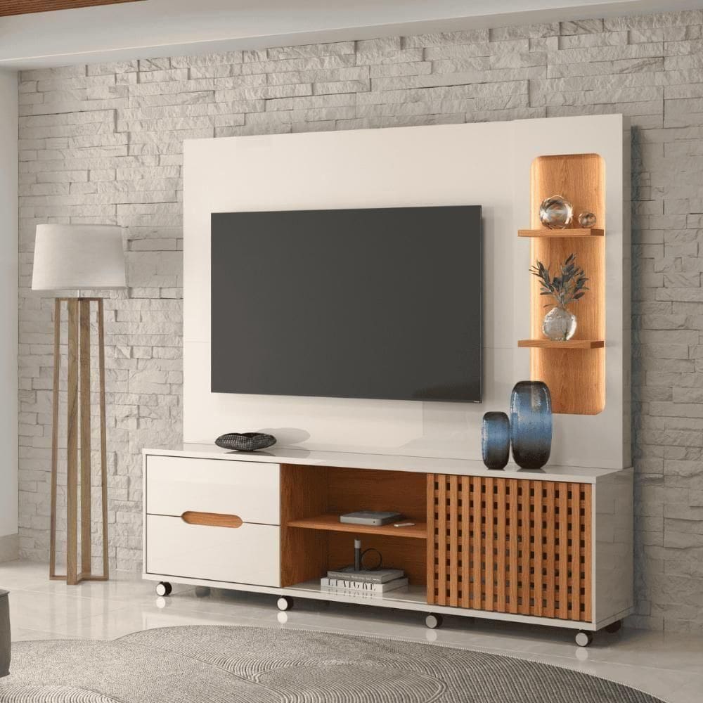 Painel Balcao Vietna Off White New-jequitiba