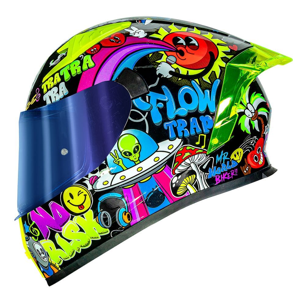 Capacete Norisk Flow Trap Preto