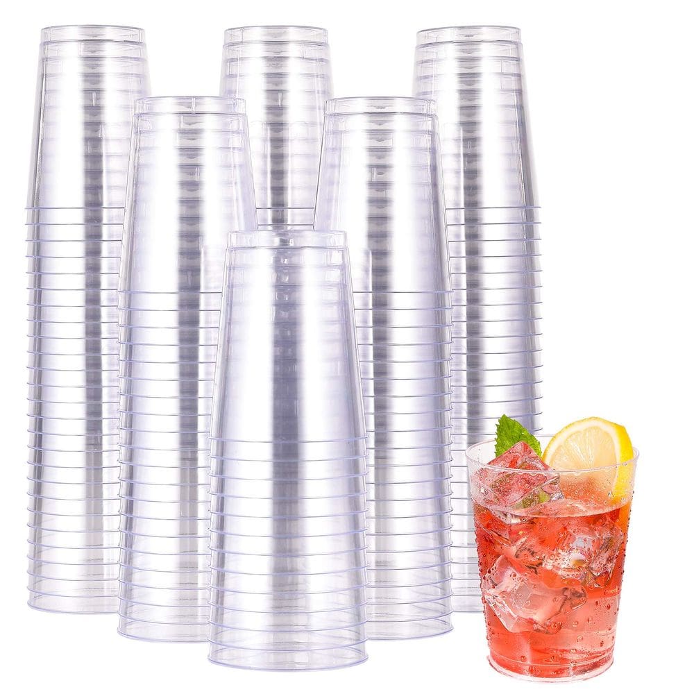 Copos de plástico descartáveis JOLLY CHEF 300mL 200 Pack Clear