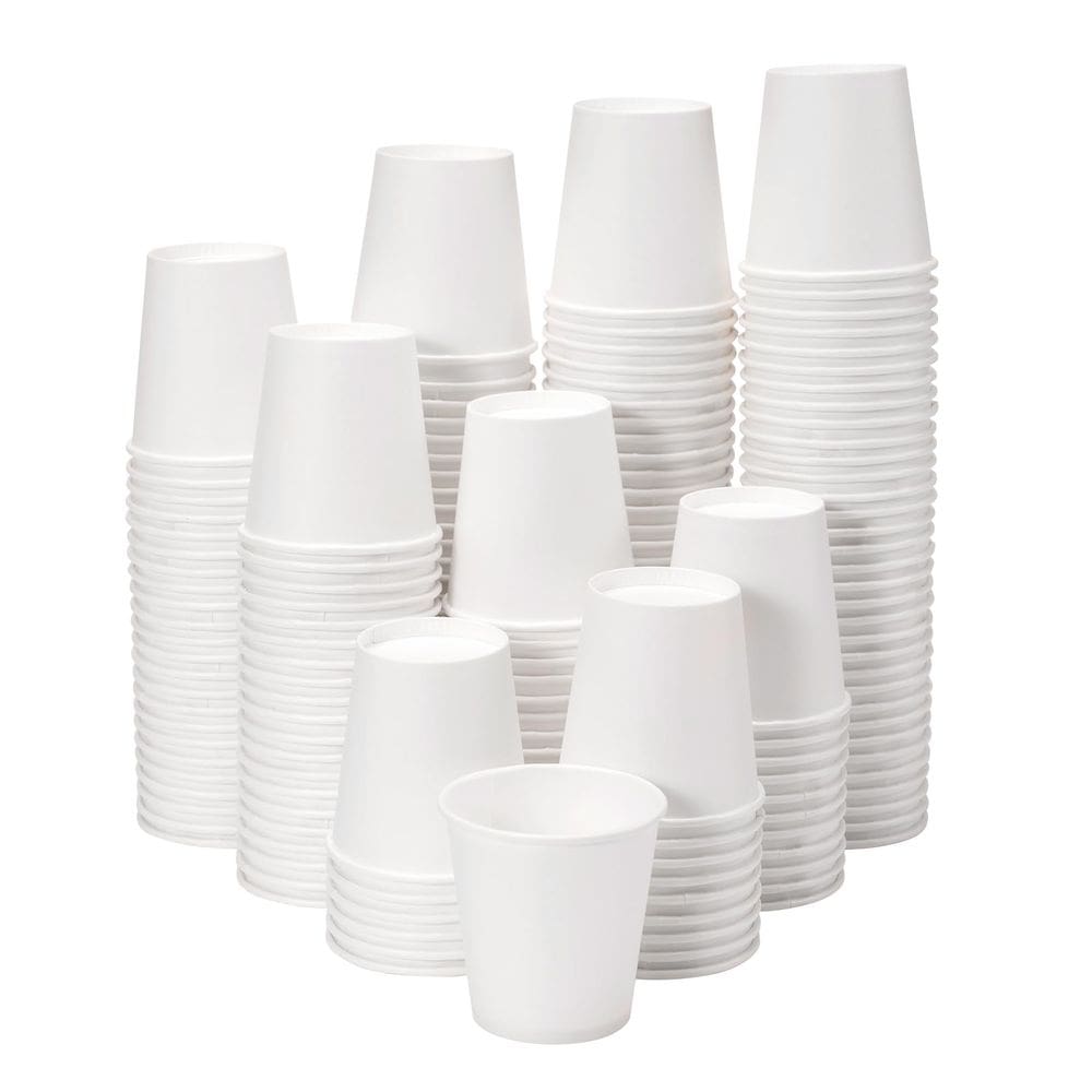 Copos de banheiro de papel descartáveis RACETOP 90mL (pacote com 500)