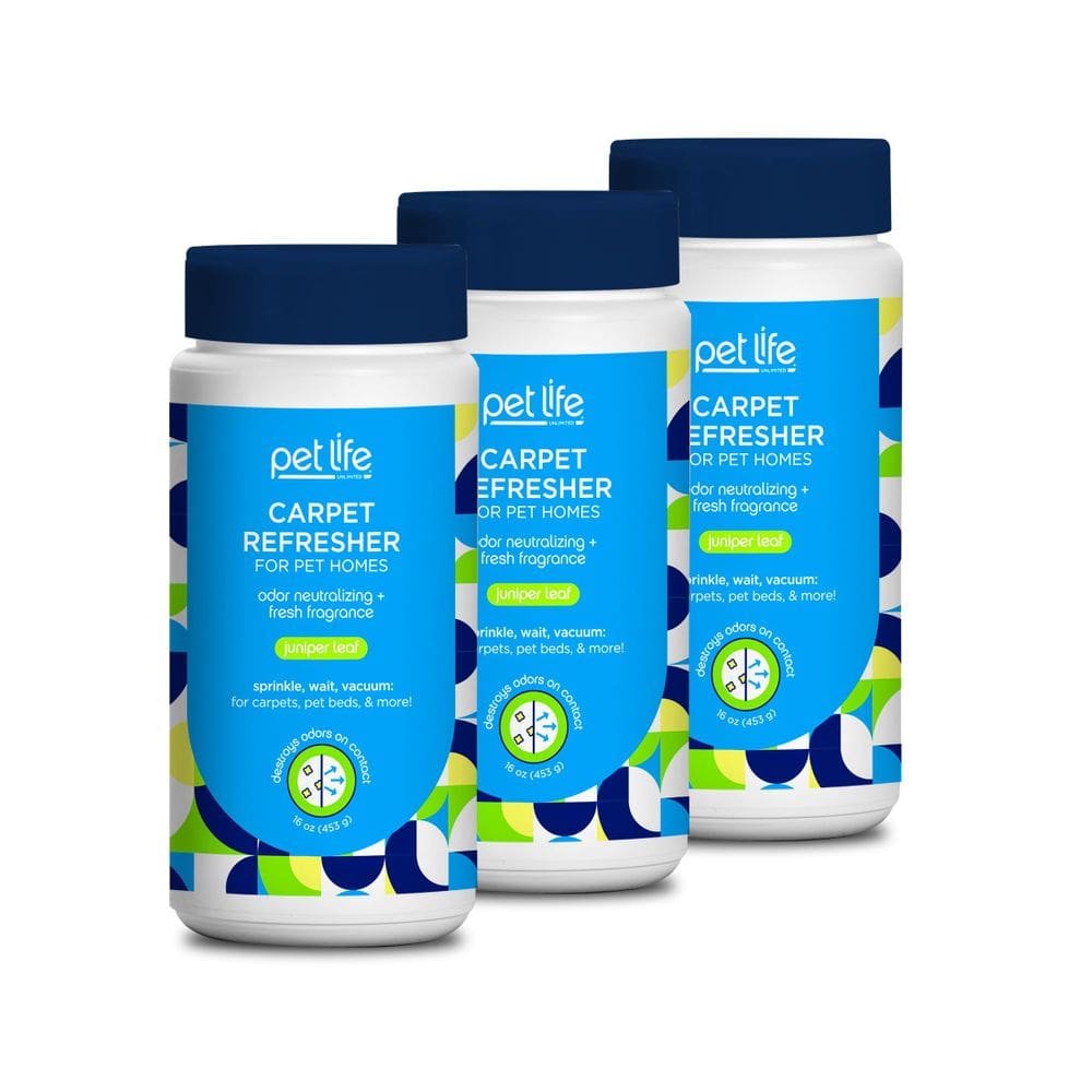 Pó refrescante de carpetes Pet Life Unlimited 480 ml (pacote com 3)