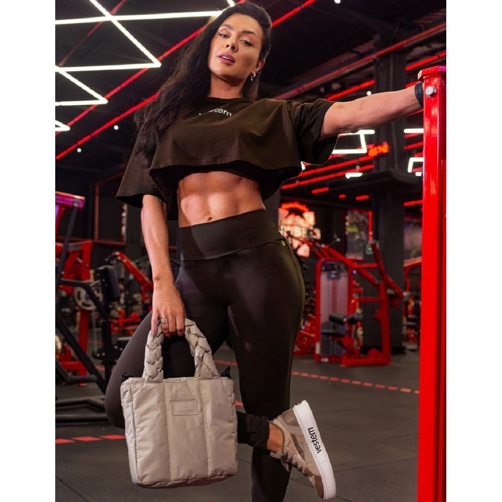 Legging com Bolsos Origem Marrom Coffee - Shape Up Juju