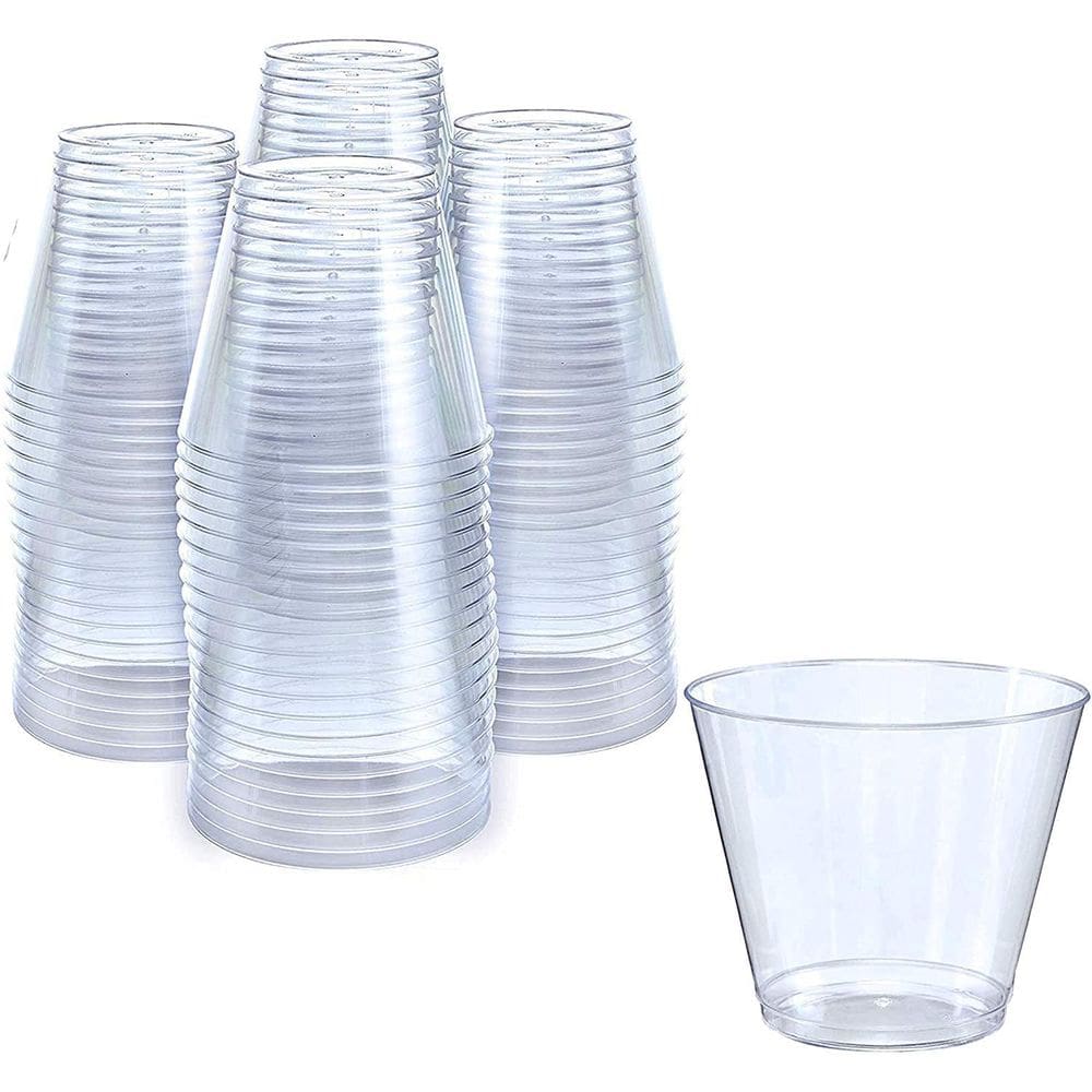 Copos de plástico Prestee 150 ml, pacote de 400 ml para vinho e coquetéis