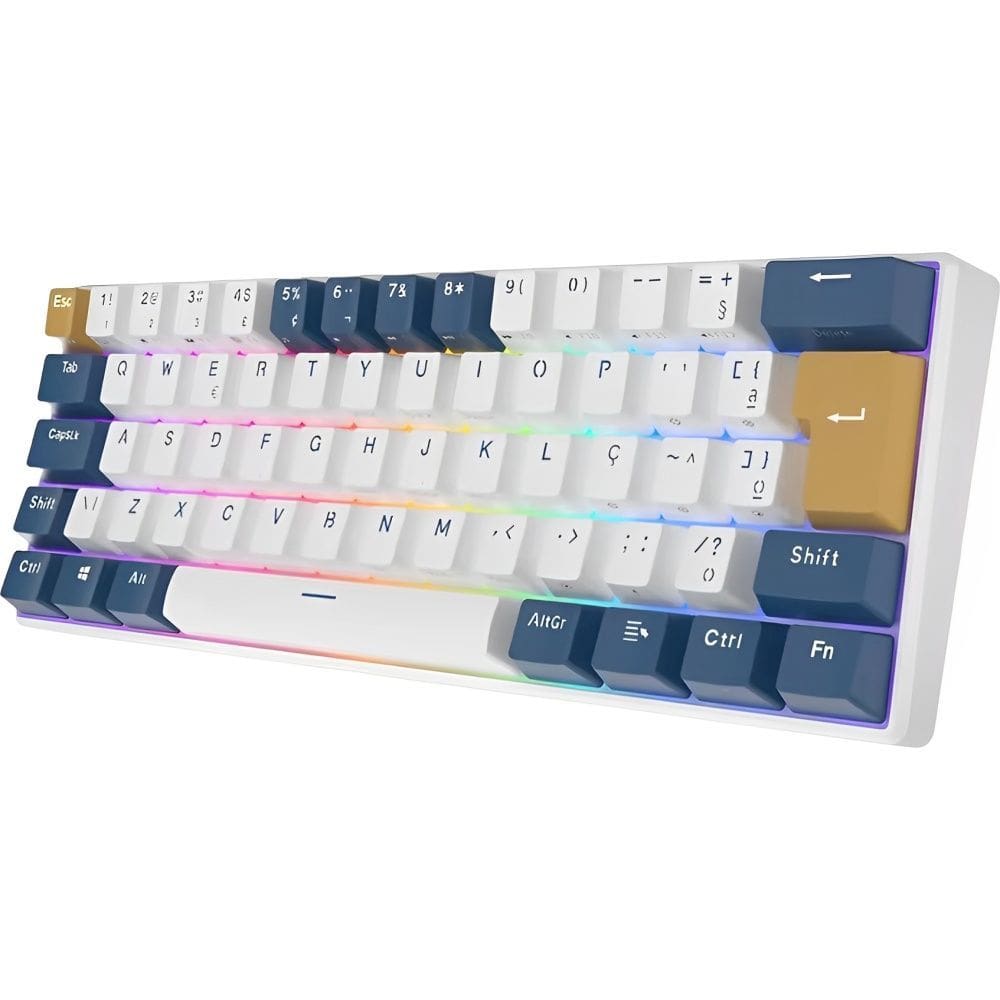 Teclado Mecanico Royal Kludge RK61 60% RGB USB-C Switch Brow