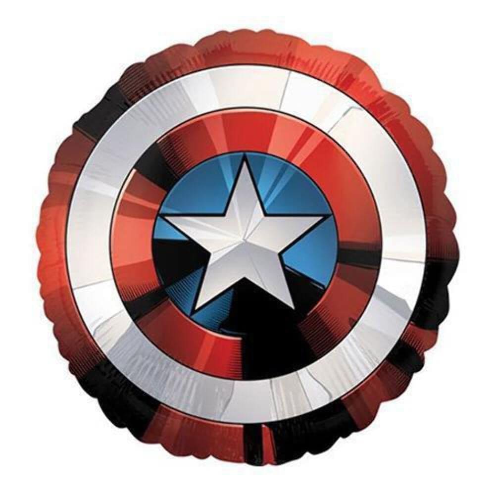 Balão Avengers Shield JMB 28” com pacote - Amscan