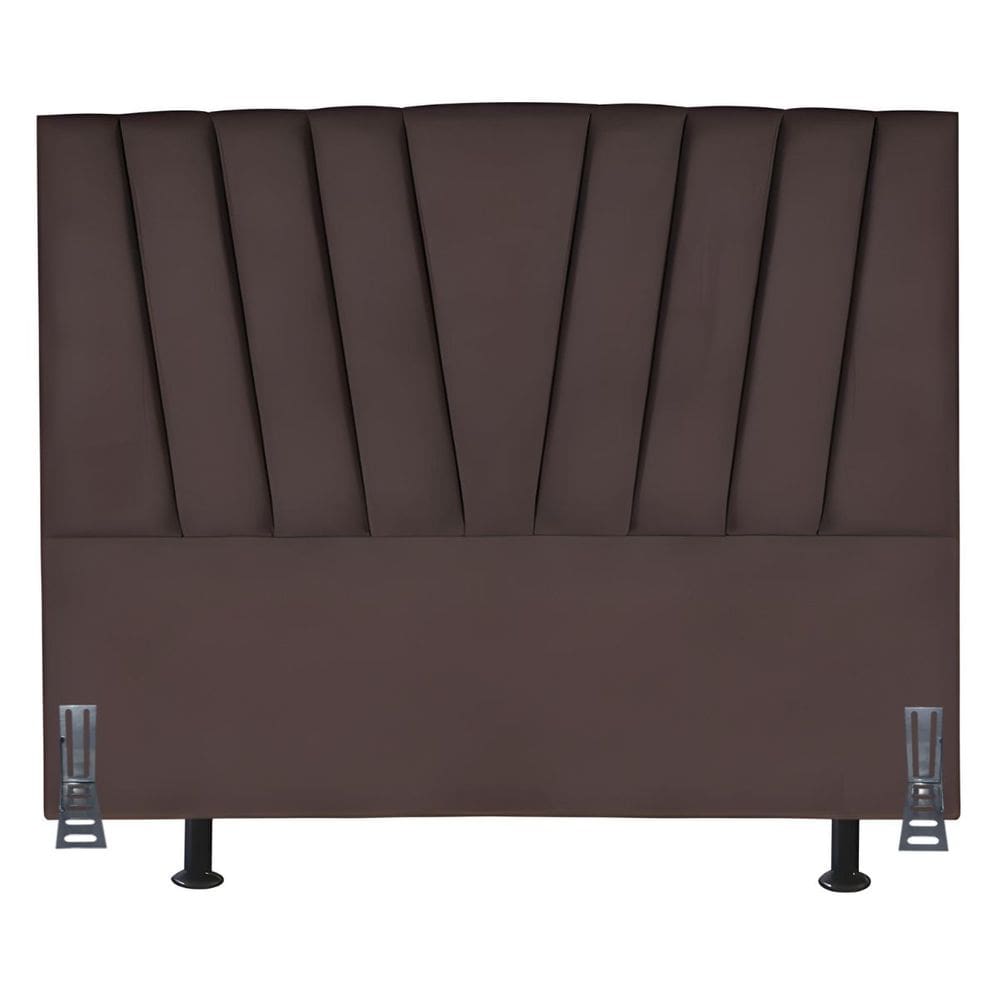Cabeceira Estofada Solteirão 100 cm Ludmilla em Suede e Frame