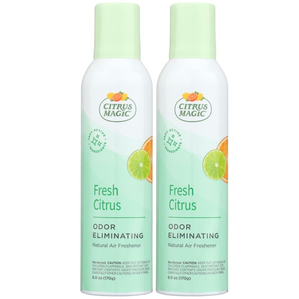 Spray purificador de ar Citrus Magic Fresh Citrus 177mL x2