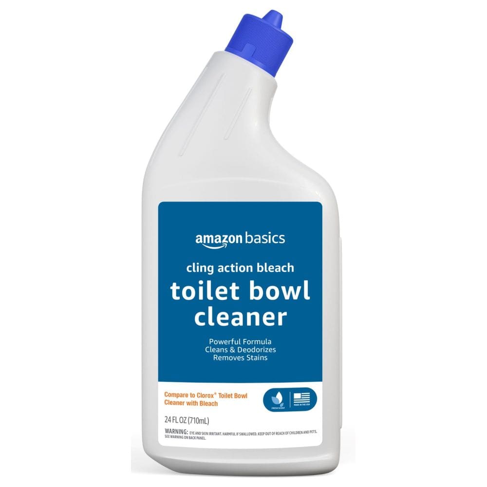 Limpador de vasos sanitários Amazon Basics Cling Action Bleach 700mL