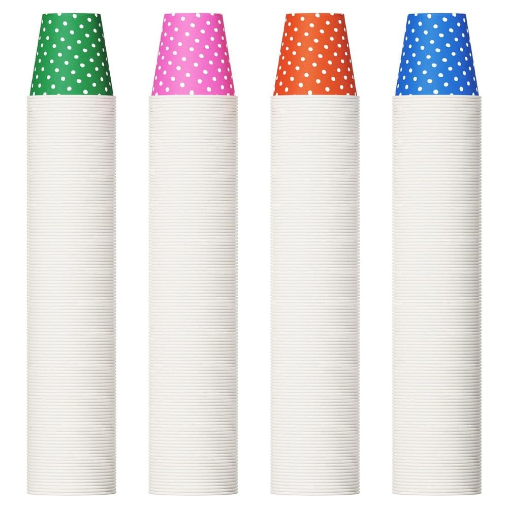 [Copos de papel] Copos de banheiro descartáveis JOLLY PARTY 90mL, pacote com 600