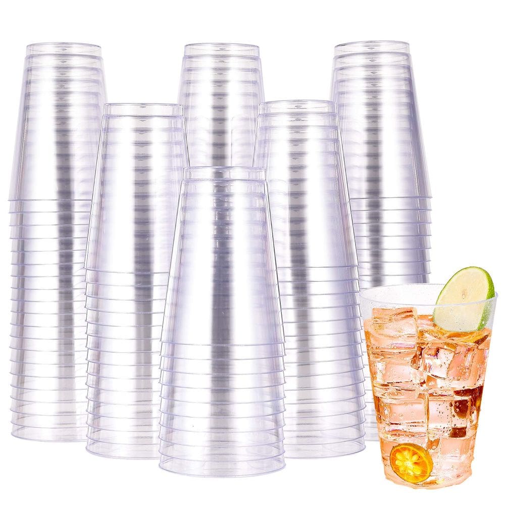 Copos plásticos descartáveis JOLLY CHEF 473ml Clear 100 Pack