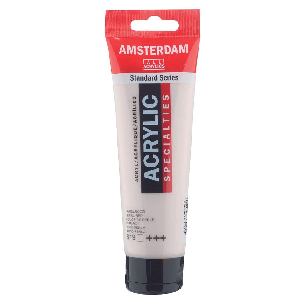 Tinta acrílica Amsterdam Standard 120 ml Tube Pearl Red 819