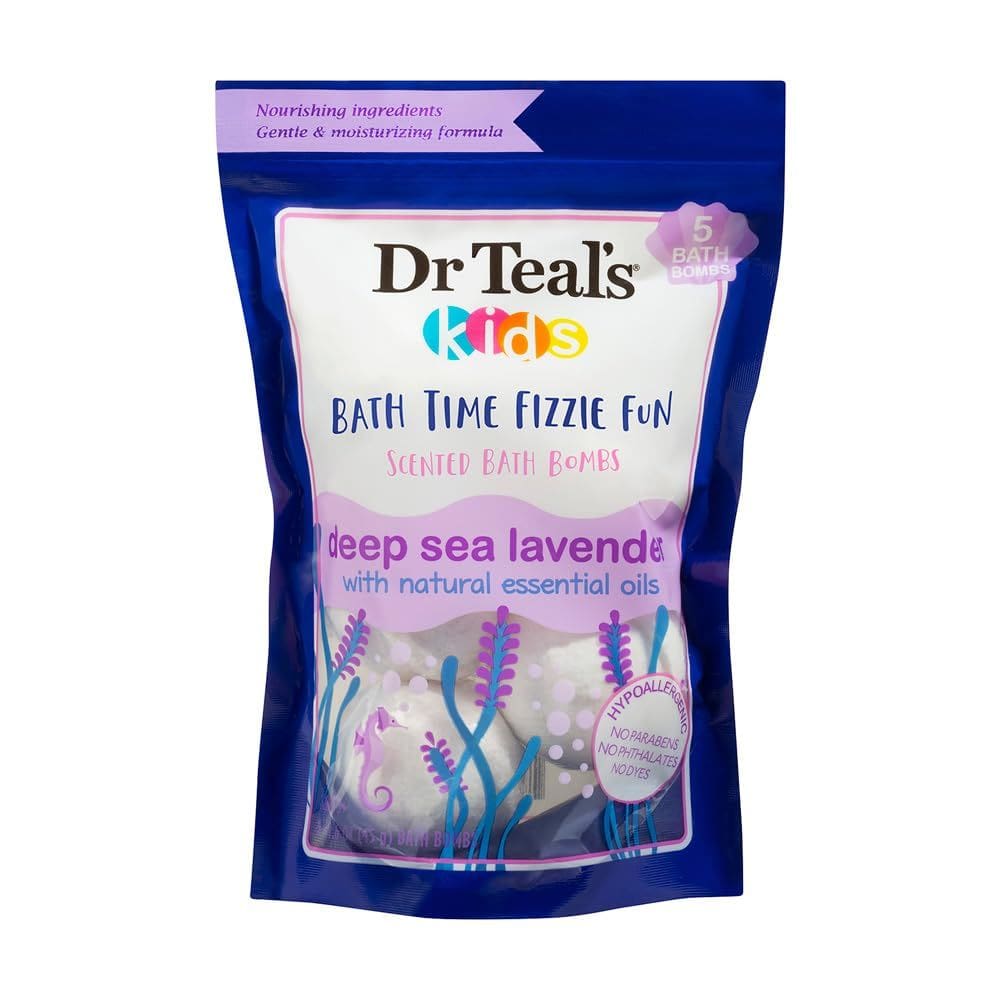 Bath Bombs Dr. Teal`s Ultra Hidratante Kids Deep Sea Lavanda