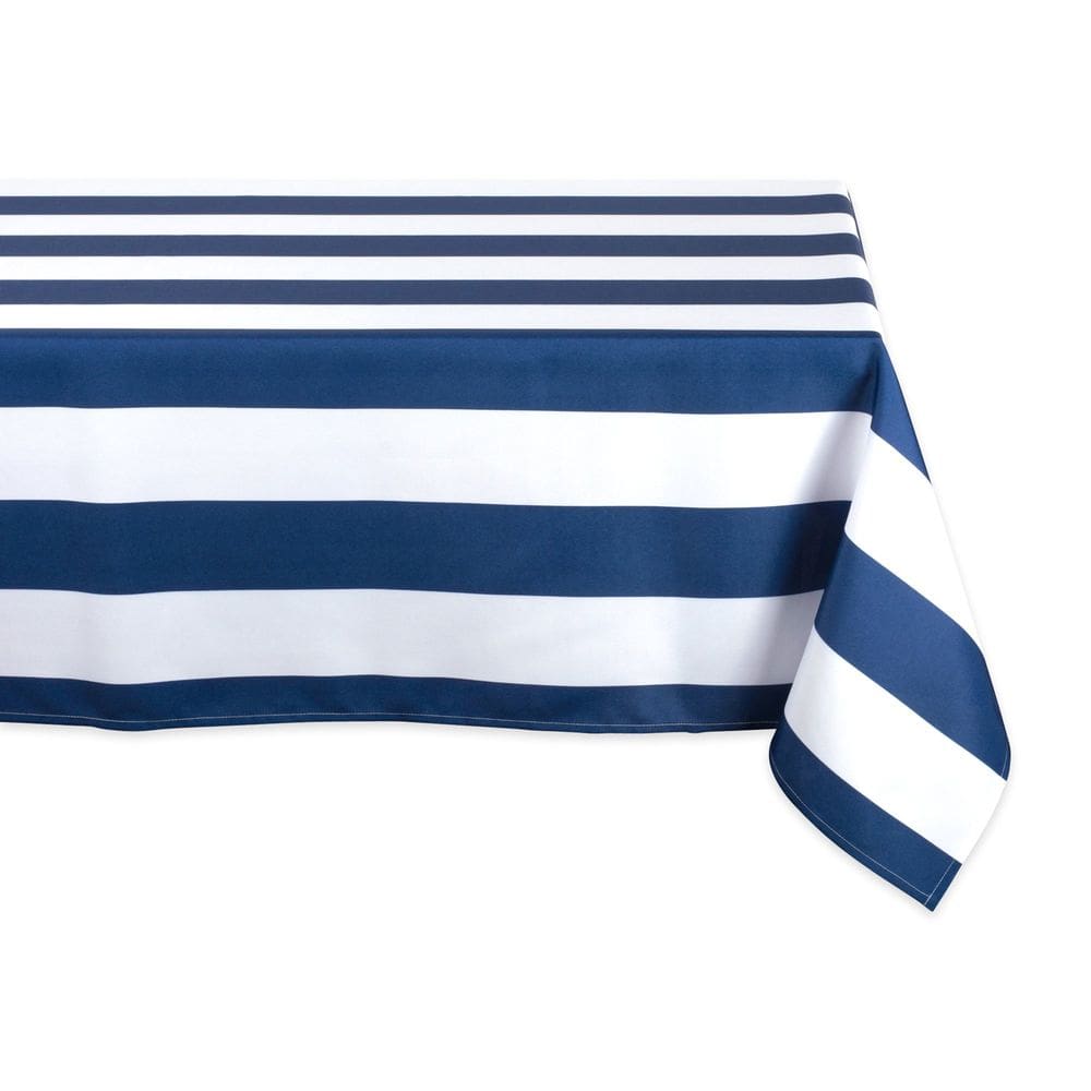 Toalha de mesa DII Cabana Stripe 60x84cm Stain/Impermeável Azul