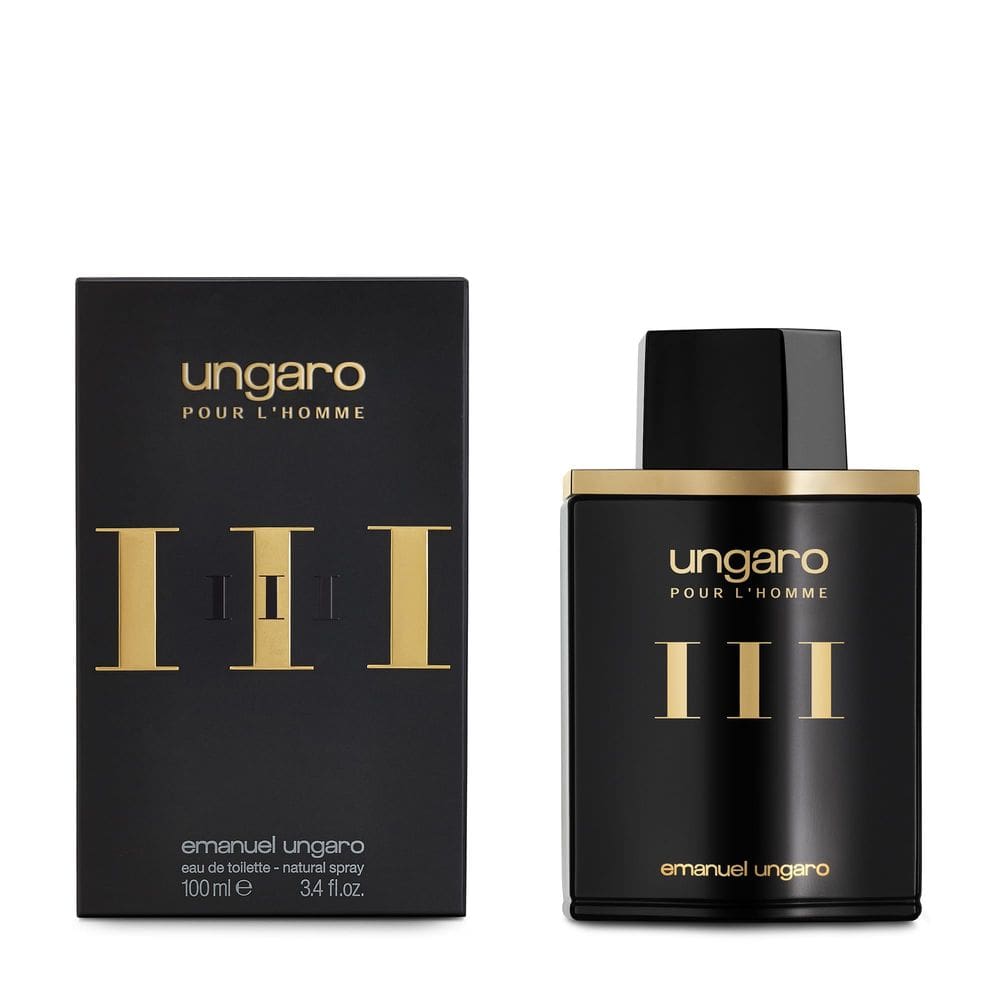Perfume Masculino Emanuel Ungaro Pour L`Homme III Eau De Toilette 100ml