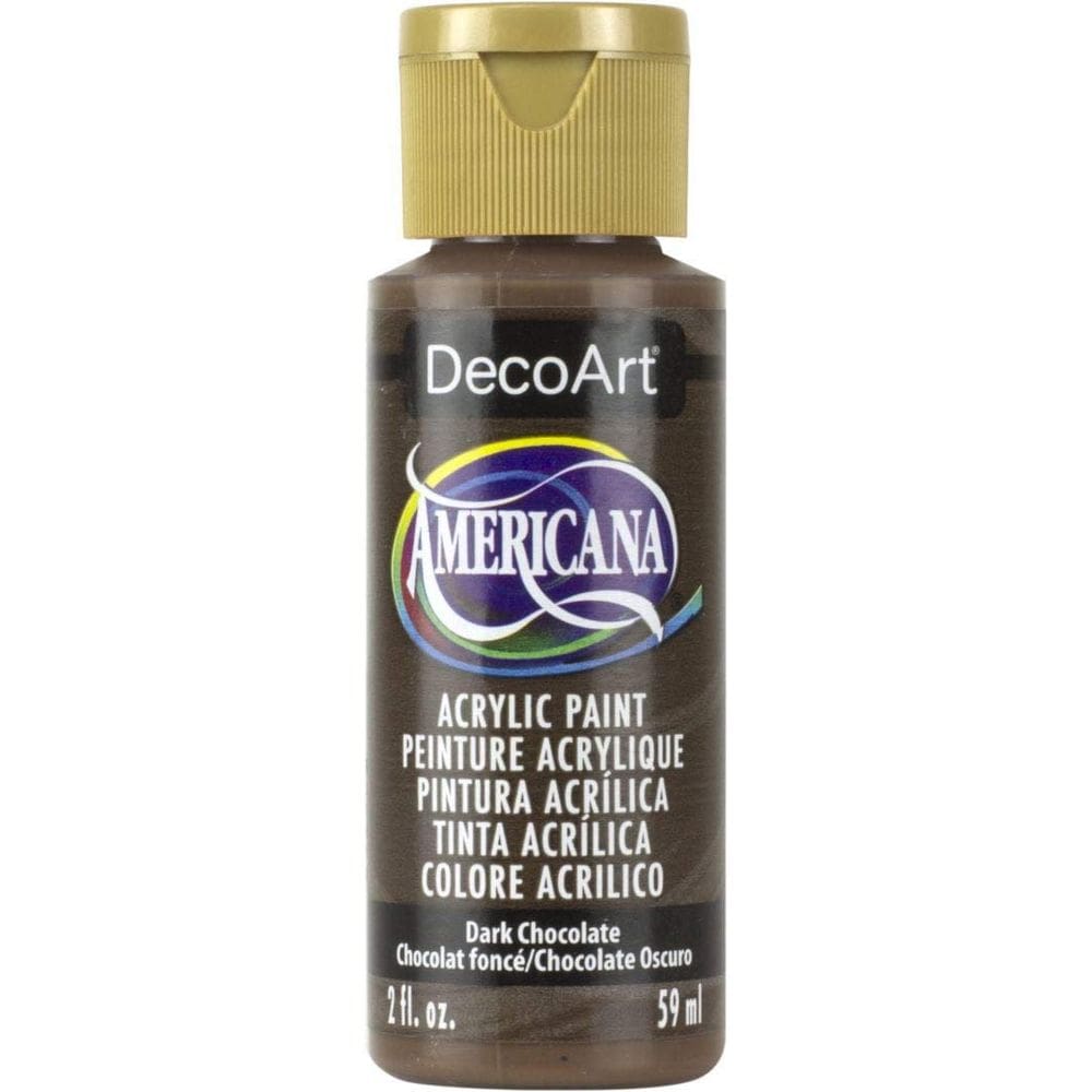 Tinta acrílica DecoArt Americana 60ml Marrom Pacote com 1