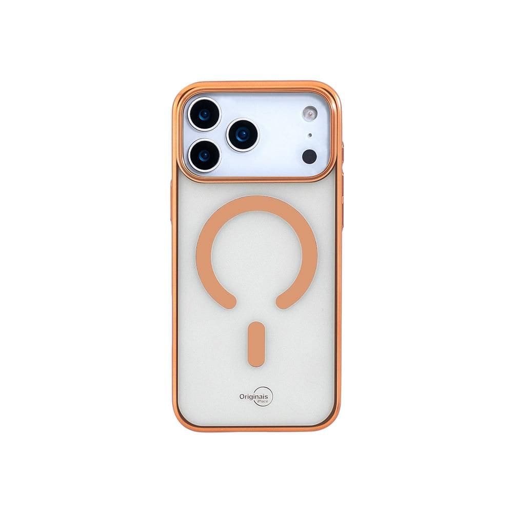 Capa iPhone 17 Pro Max Peel, Originais iPlace, Laranja