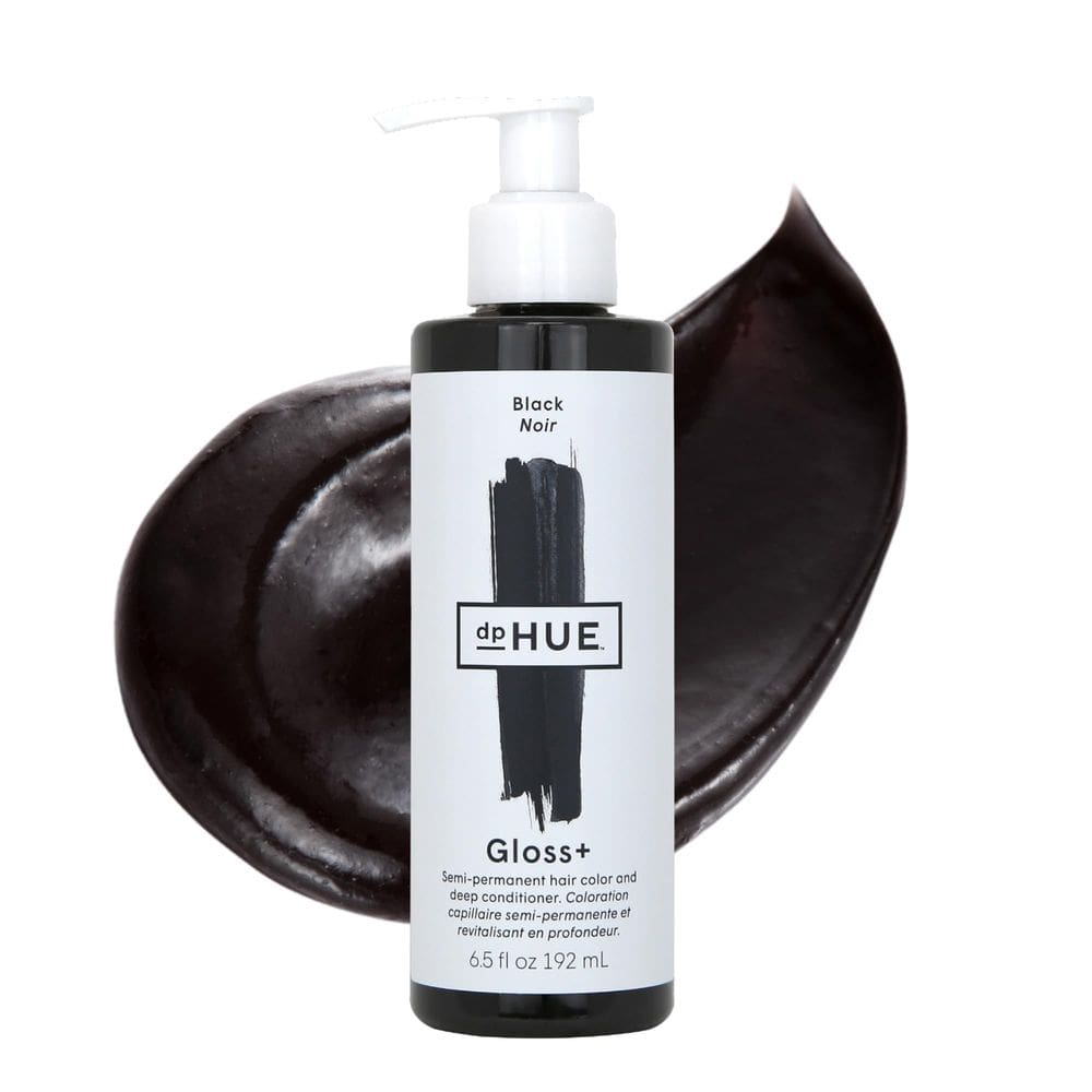 Cor e condicionador de cabelo DPhue Gloss+ Black 192ml