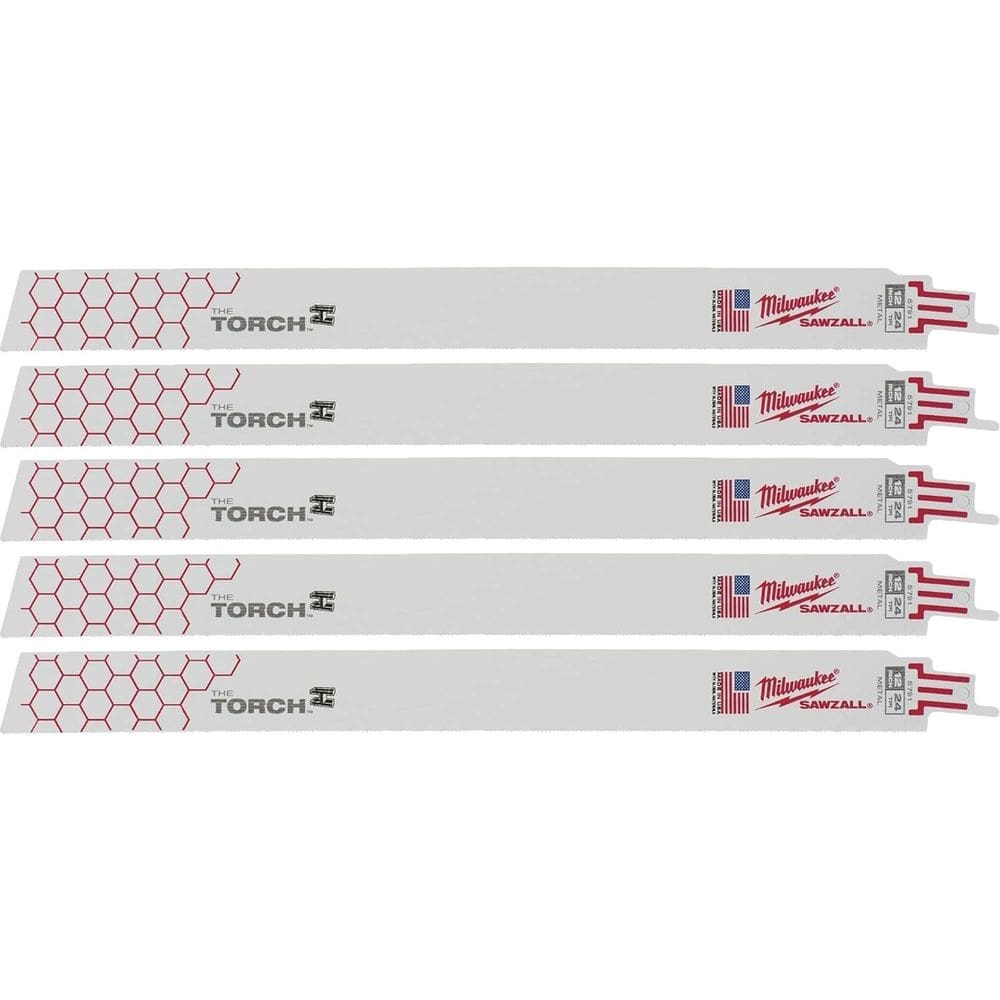 Lâmina de serra recíproca Milwaukee Super Sawzall de 12 polegadas