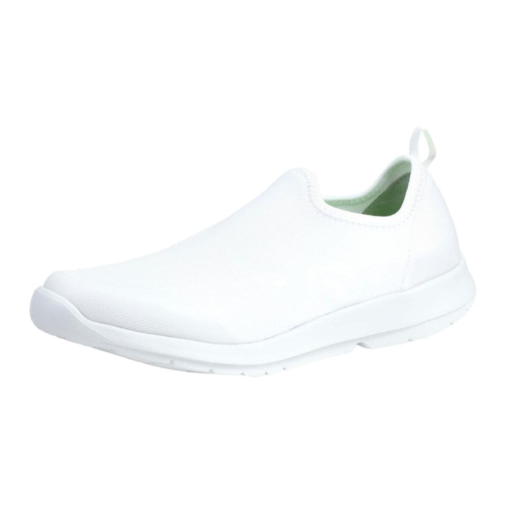 Sapato de recuperação OOFOS oOMG Sport Low White masculino tamanho 10,5
