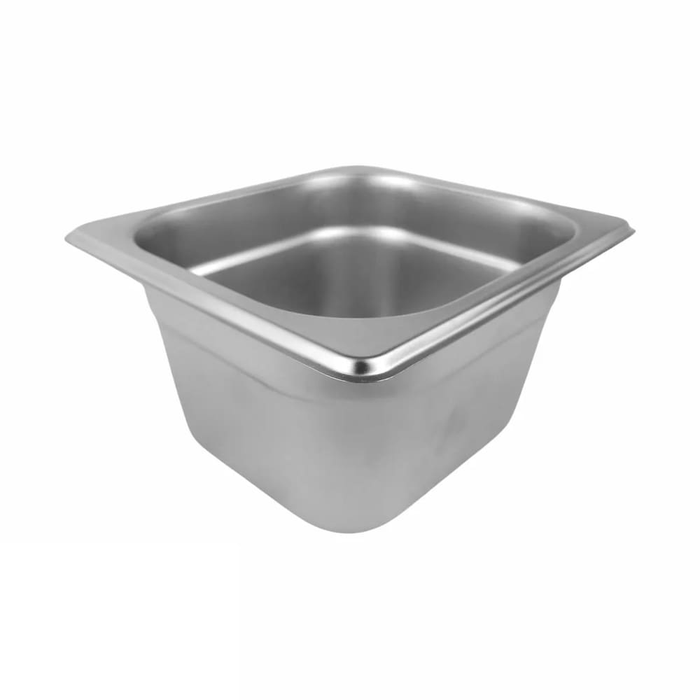 Cuba Gastronômica Buffet GN 1/6 100mm Aço Inox Sem Alça