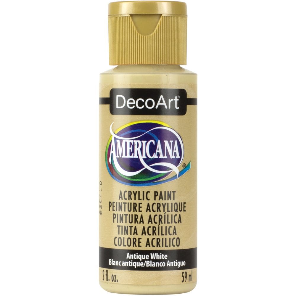 Tinta acrílica DecoArt Americana Antique White 60mL Não tóxica
