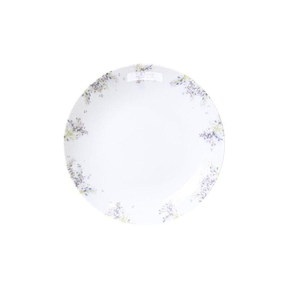 Prato Fundo Tramontina Fogli 21cm Em Porcelana Decorada