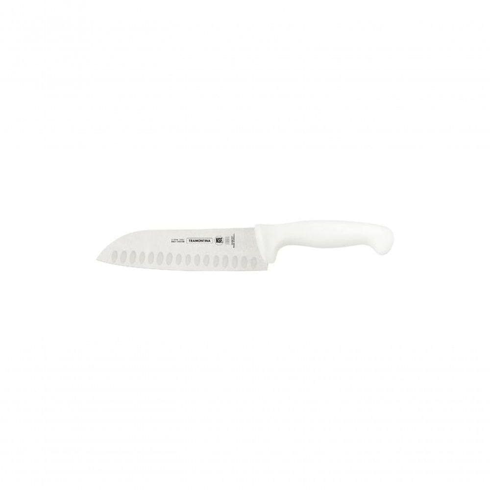 Faca para Fatiar e Picar Tramontina Aço Inox Cabo Polipropileno Branco 7