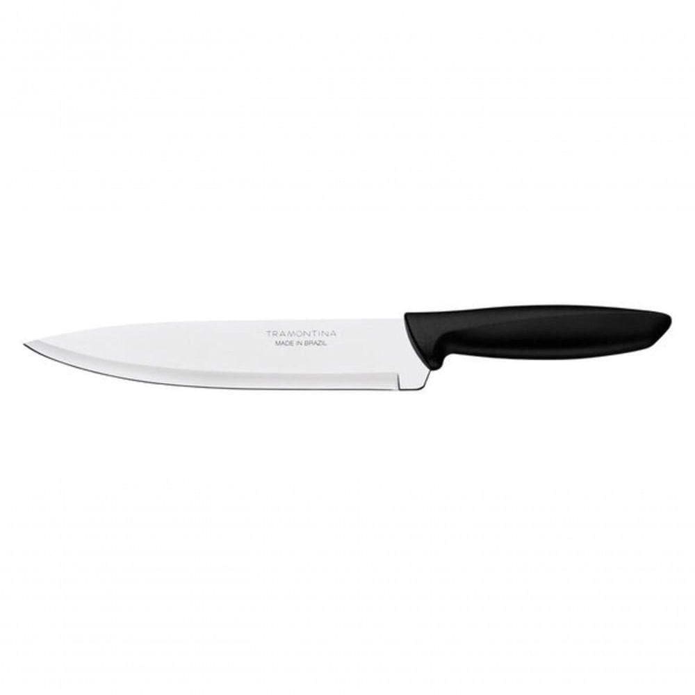 Faca Chef Tramontina Em Aço Inox 8” Preto Plenus