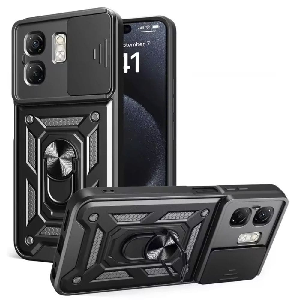 Capa Capinha Case para Infinix Smart 9 - Protetora Resistente Anti Impacto Queda Armadura Militar Cor:Preto