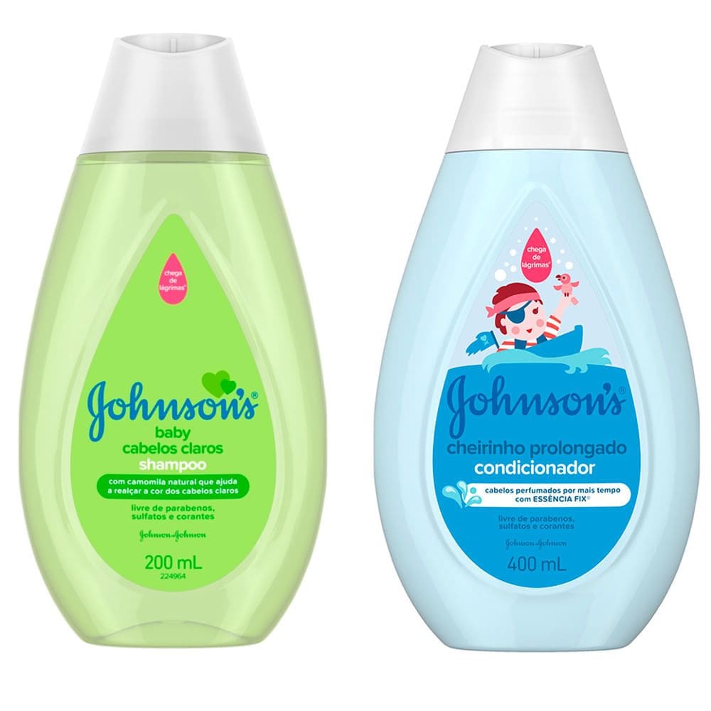 Kit 1 Condicionador Johnson`s Cheirinho Prolongado 200ml