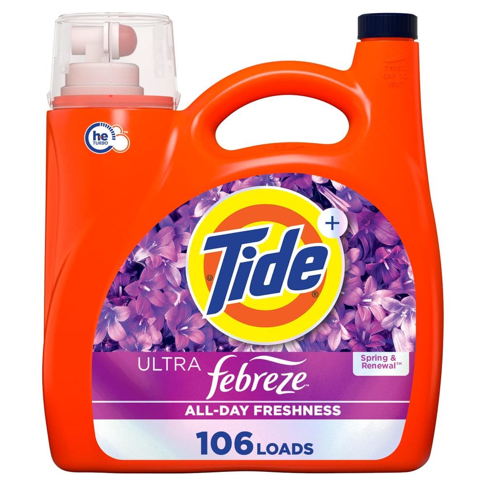 Detergente para roupa Tide Plus Febreze Freshness 4.4L 106 cargas