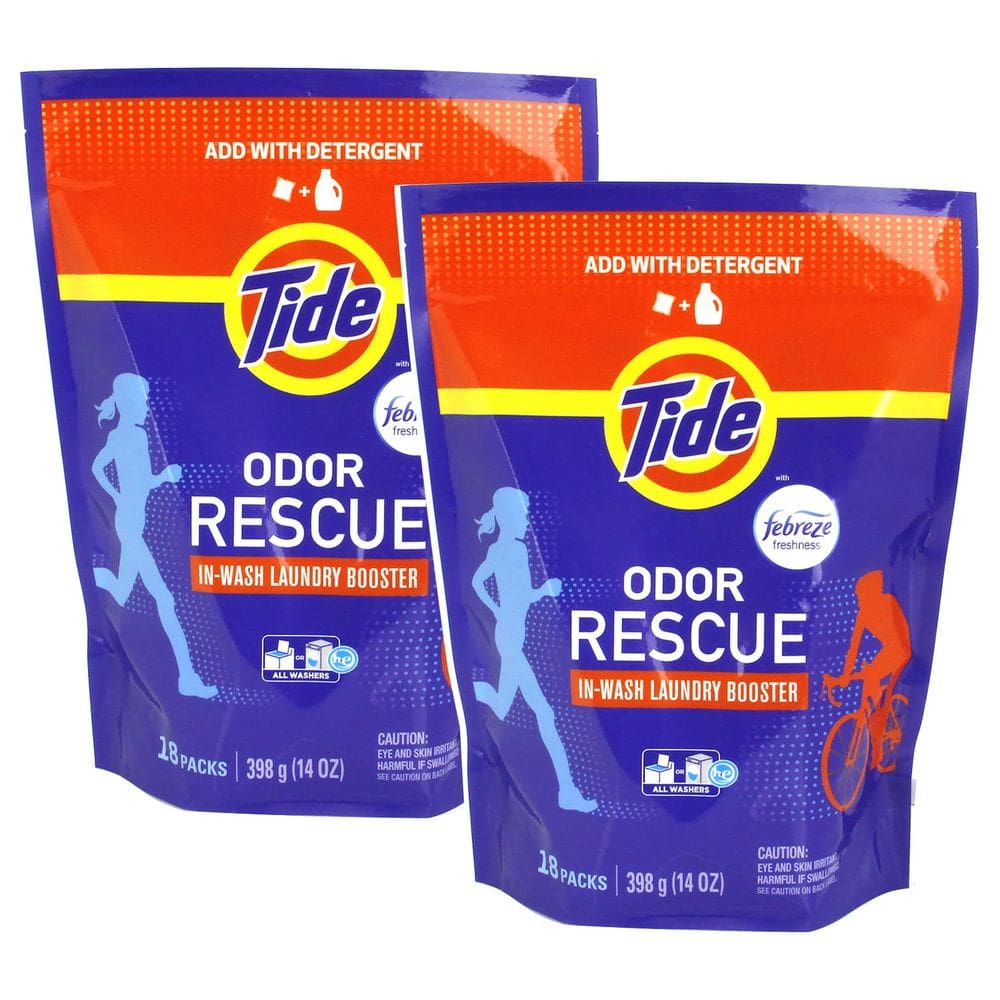 Laundry Scent Booster Tide Odor Rescue, 18 pacotes (pacote com 2)