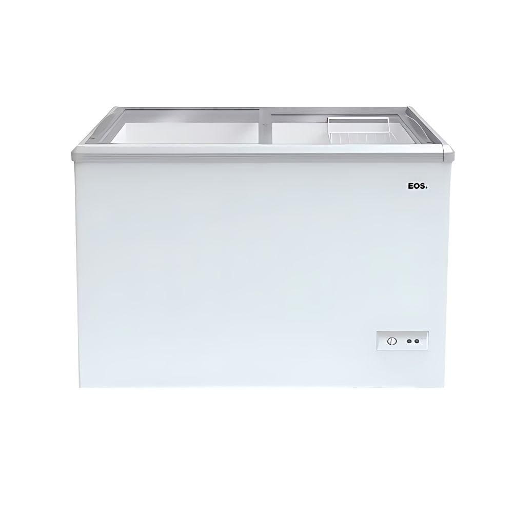 Freezer Expositor Horizontal Dupla Ação 410 Litros Eco Gelo Tampa de Vidro Eeh500xx 127v - Eos