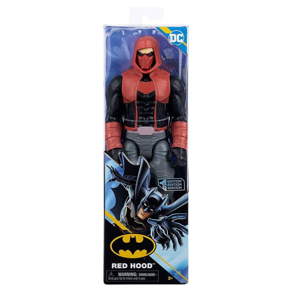 Batman - Boneco De 30Cm - Capuz Vermelho