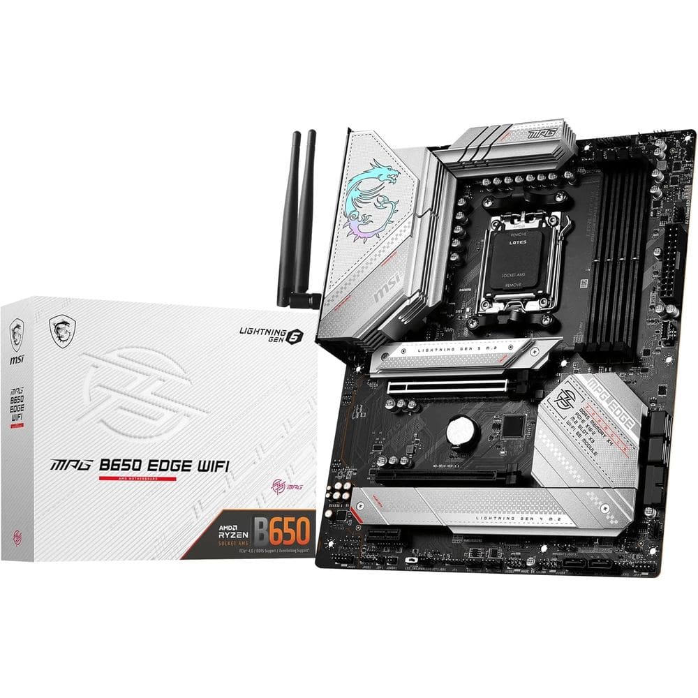 Placa Mãe MSI B650 MPG EDGE Wi-Fi DDR5 Socket AMD AM5