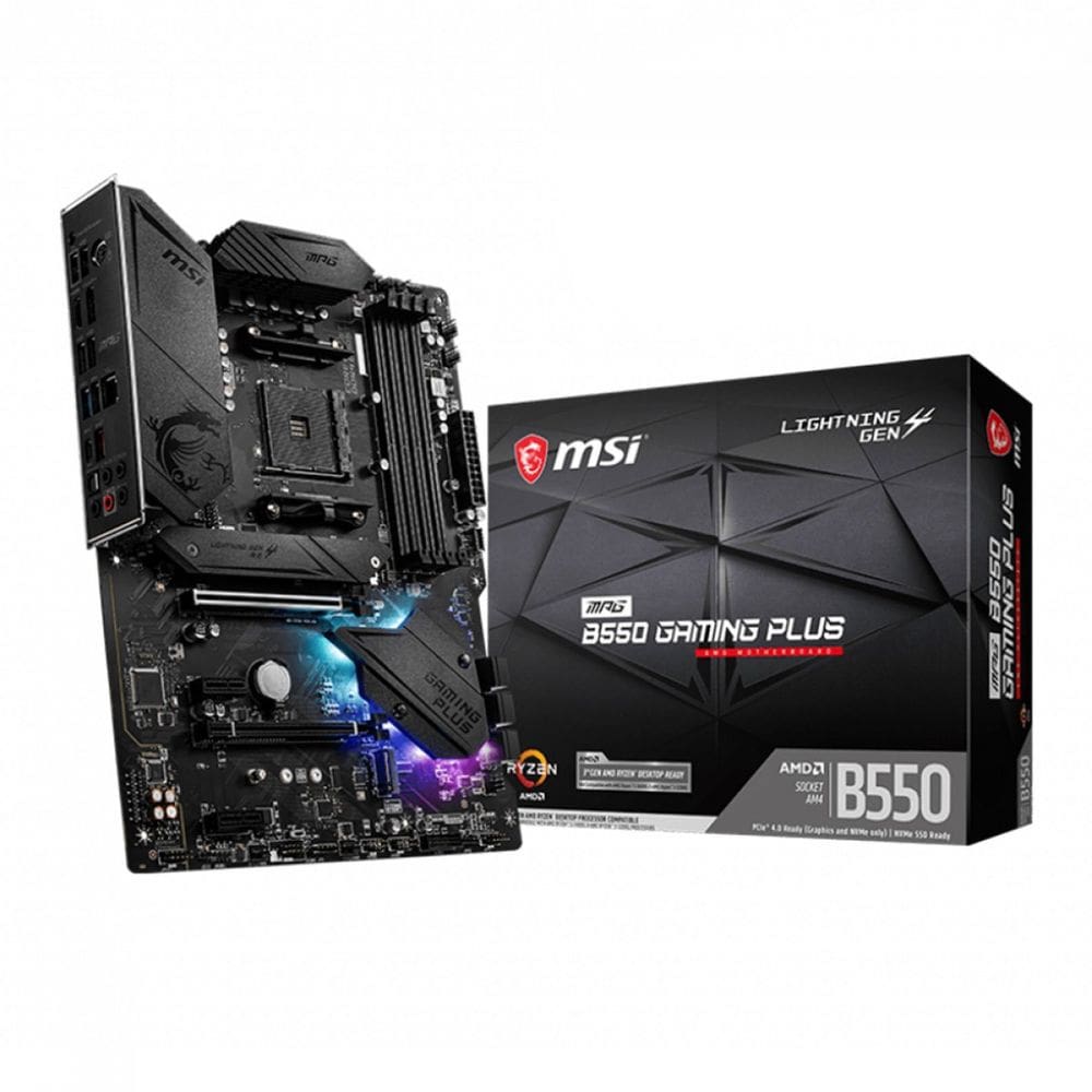 Placa Mãe MSI MPG B550 Gaming Plus DDR4 Socket AMD AM4