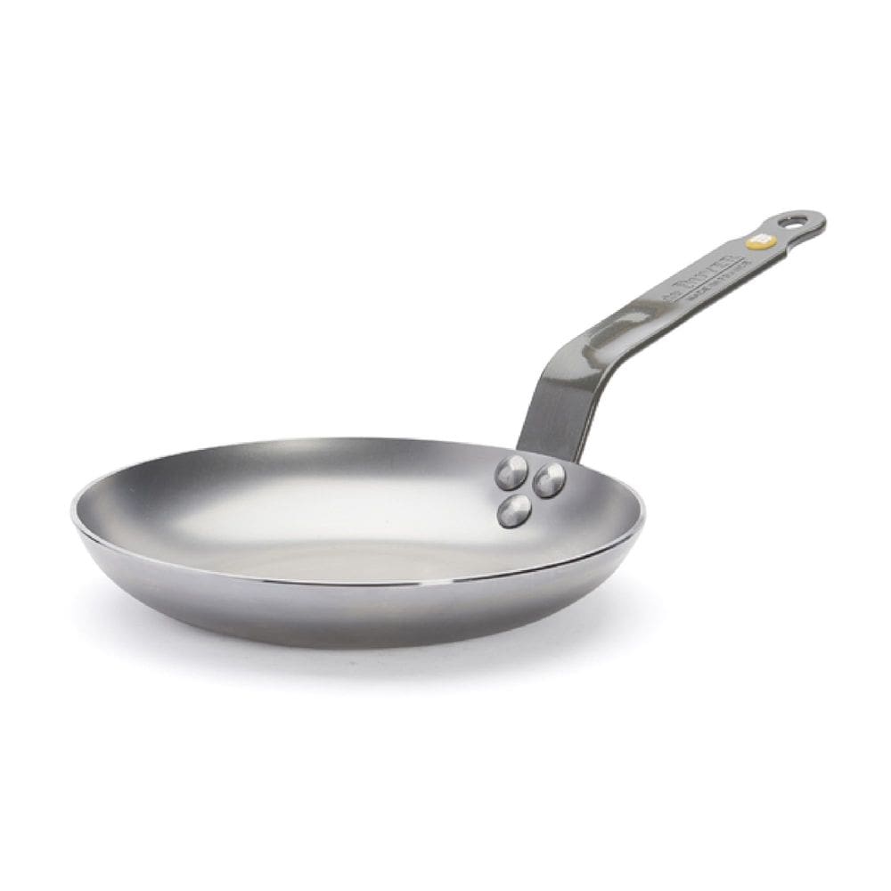 Panela de omelete De Buyer MINERAL B em aço carbono com 20 cm de diâmetro