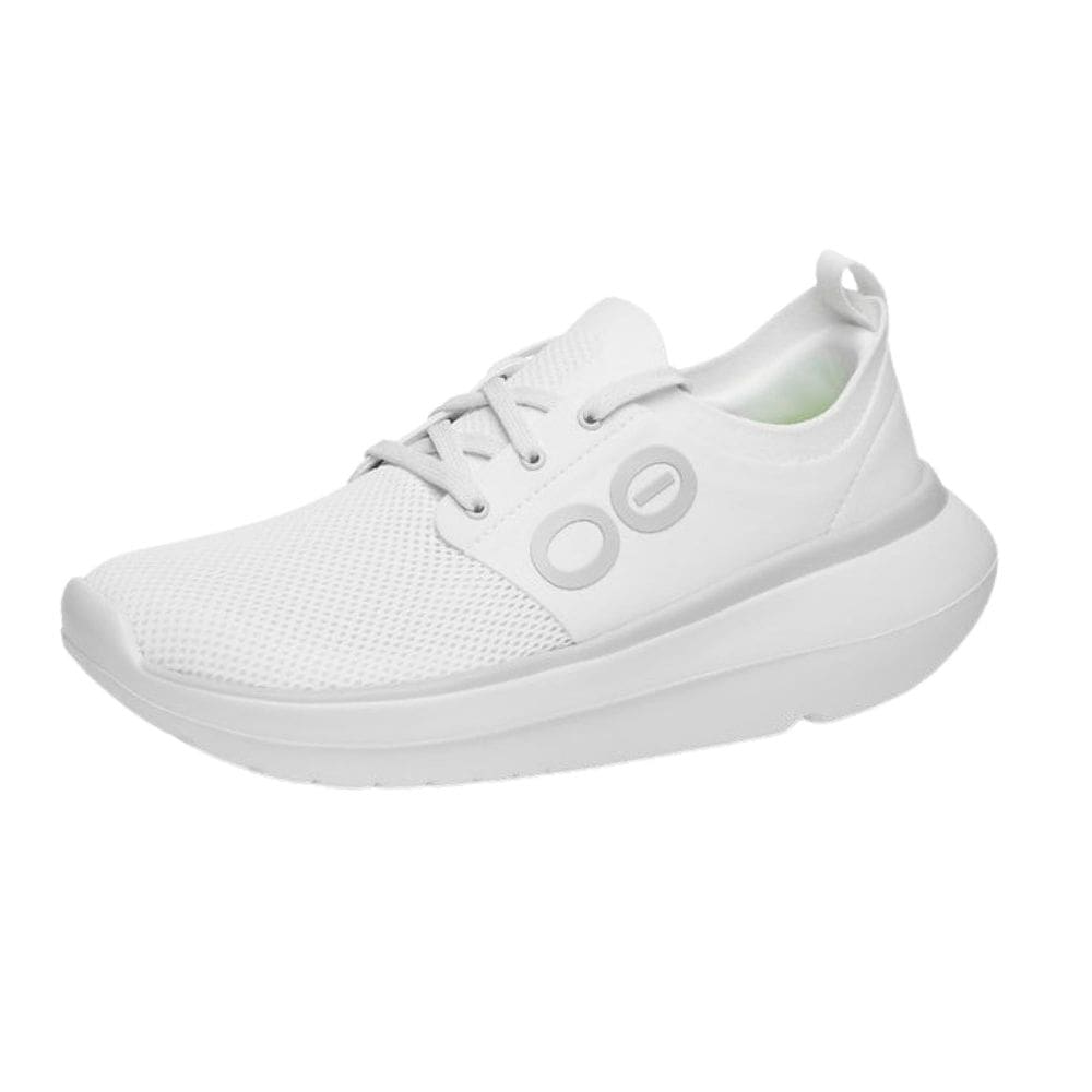 Sapato de recuperação OOFOS Oomy Stride White para mulheres tamanho 10