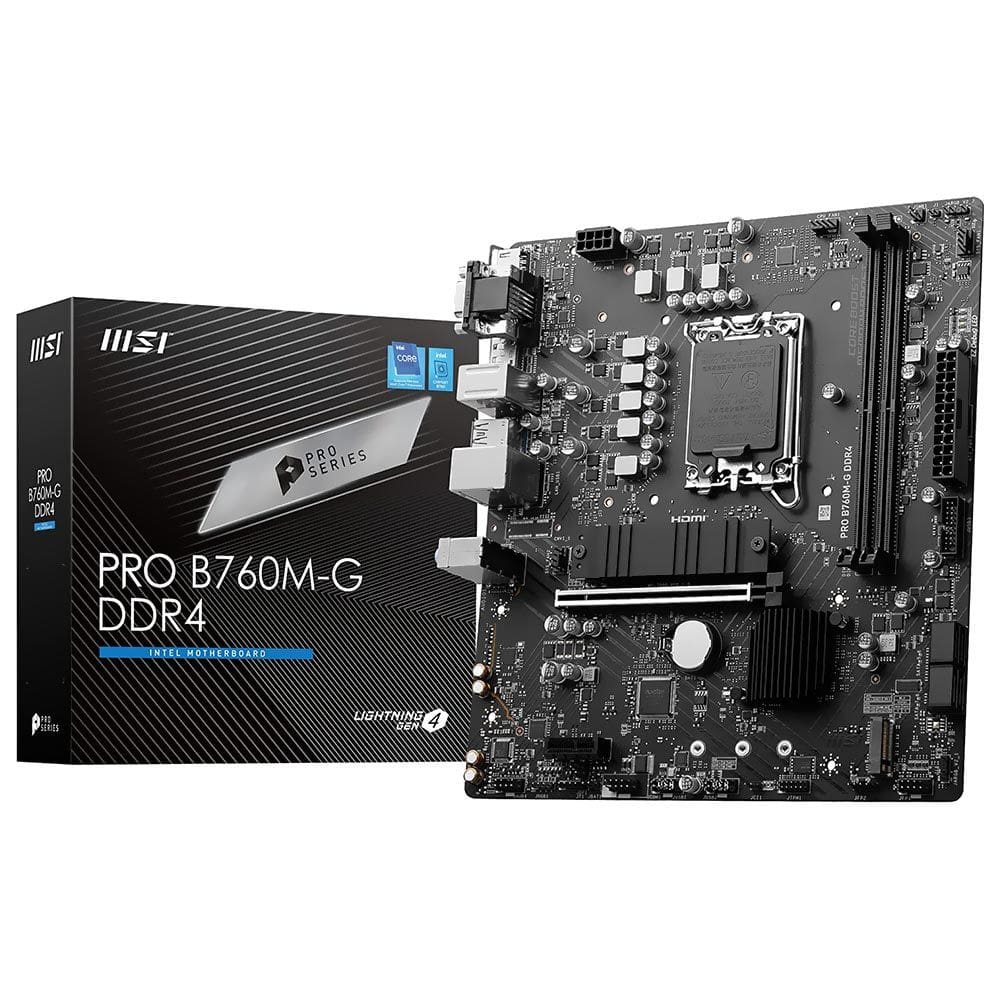 Placa Mãe MSI PRO B760M-G DDR4 Socket LGA 1700 Chipset Intel