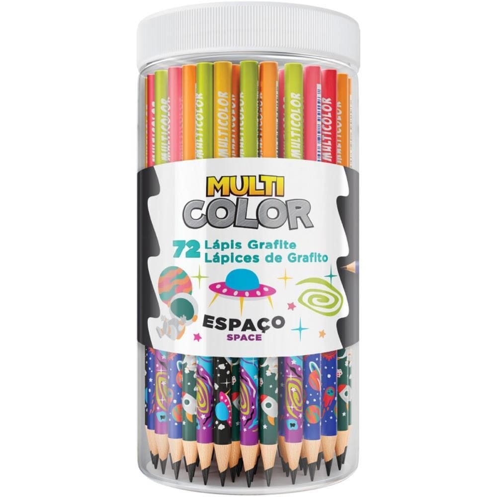Lápis Preto Redondo Grafite Espaço 72unid - Faber-Castell