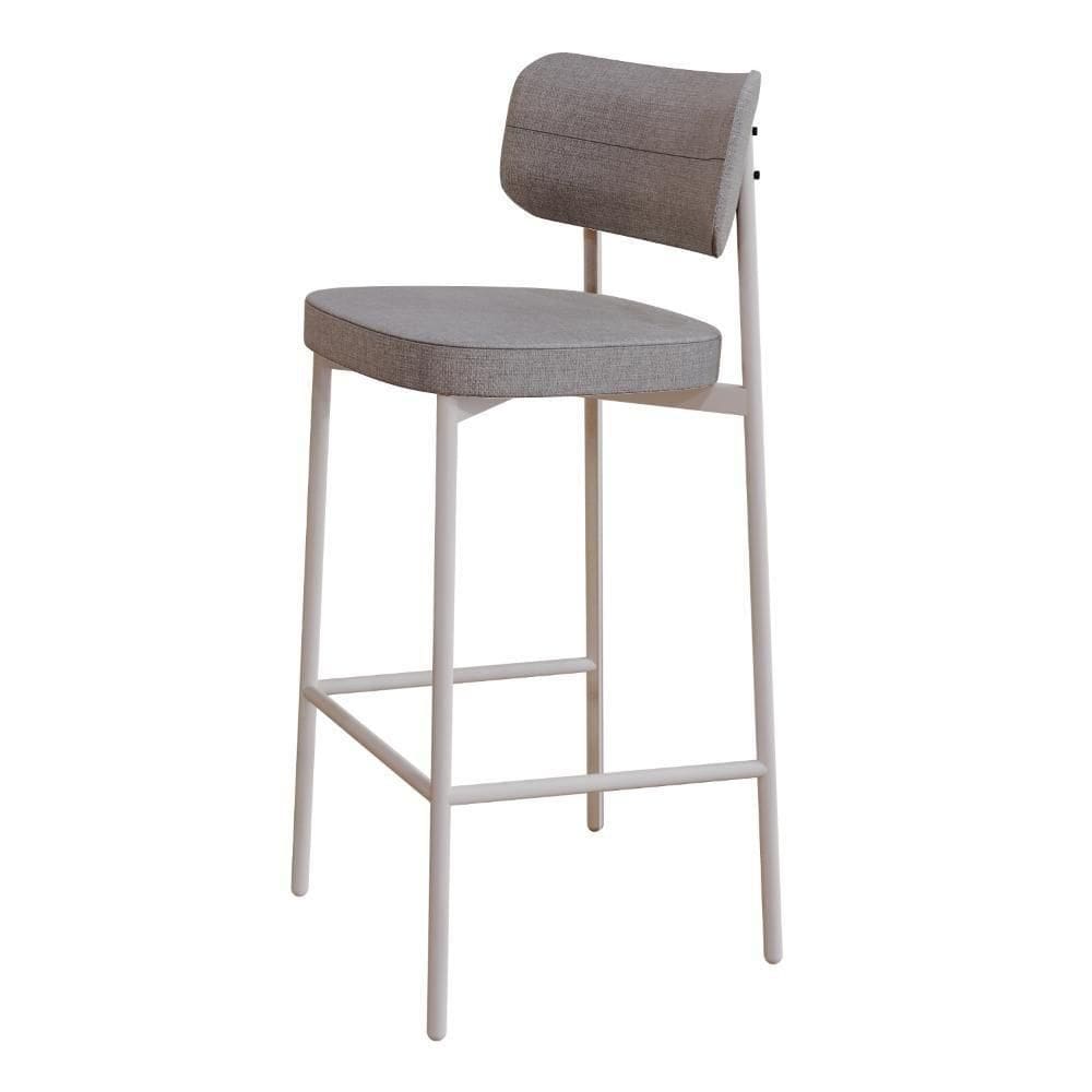 Banqueta Alloa Fixa Com 4 Pés 50 X 44,7 X 103,5 Mm Com 1 Un. Corriente Cinza Claro