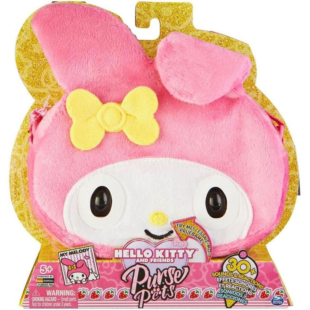 Bolsa Interativa Purse Pets Hello Kitty My Melody - Sunny