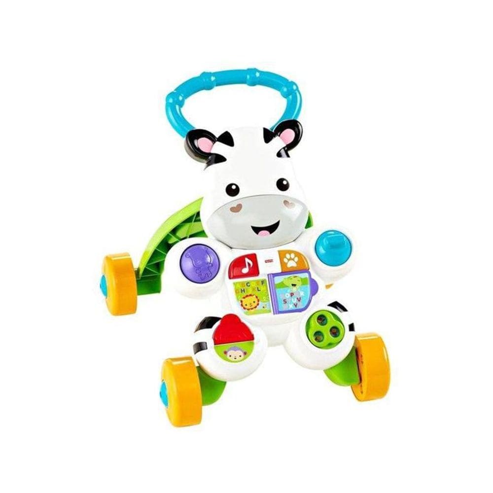 Andador para Bebê de Empurrar Musical Fisher-Price - Zebra DLH48