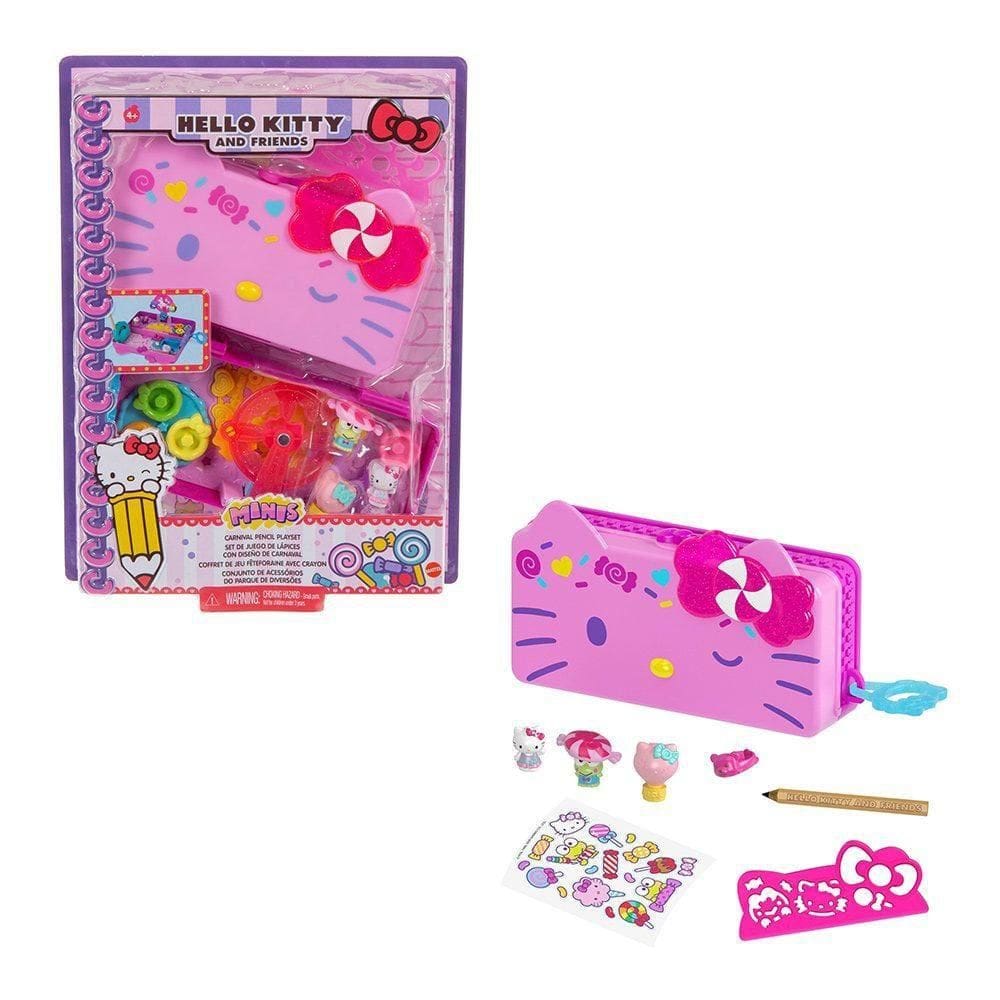 Playset com Mini Figura - Hello Kitty - Minis - Parque de Diversões - Mattel
