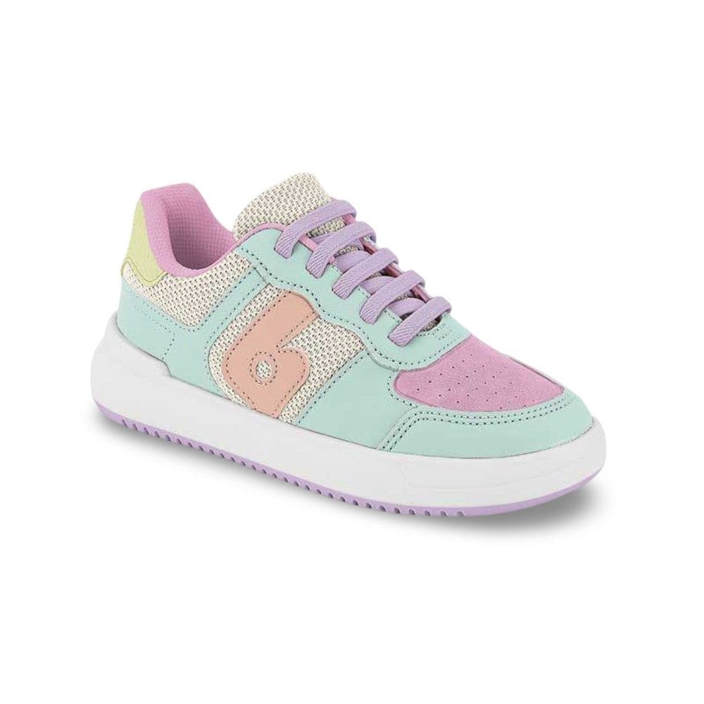 Tênis Infantil Menina Bibi B College Verde Baby com Rosa
