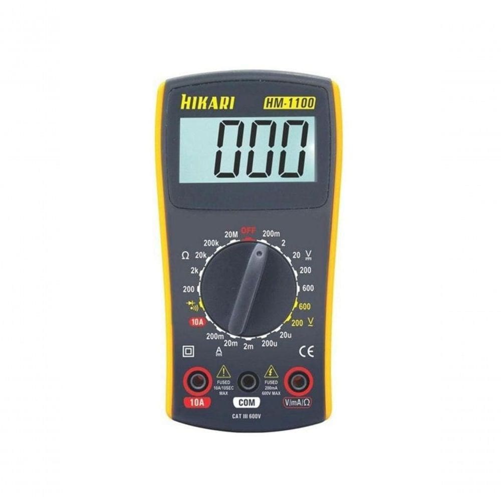 Multimetro Digital Hikari Hm-1100 Cat Iii 600v