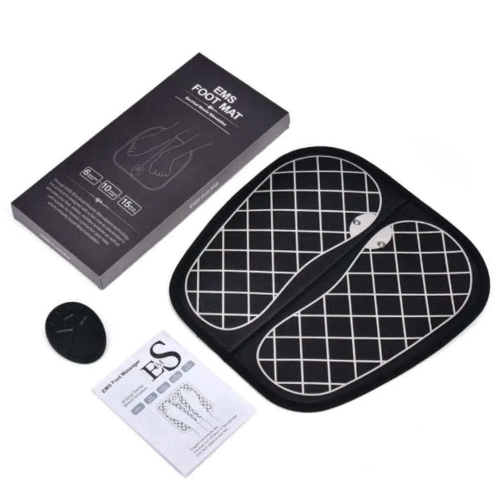 Massageador De Pes Eletrico Shiatsu Magnetico Tapete Estimulador Foot Massager Pernas Relaxamento Muscular Portatil