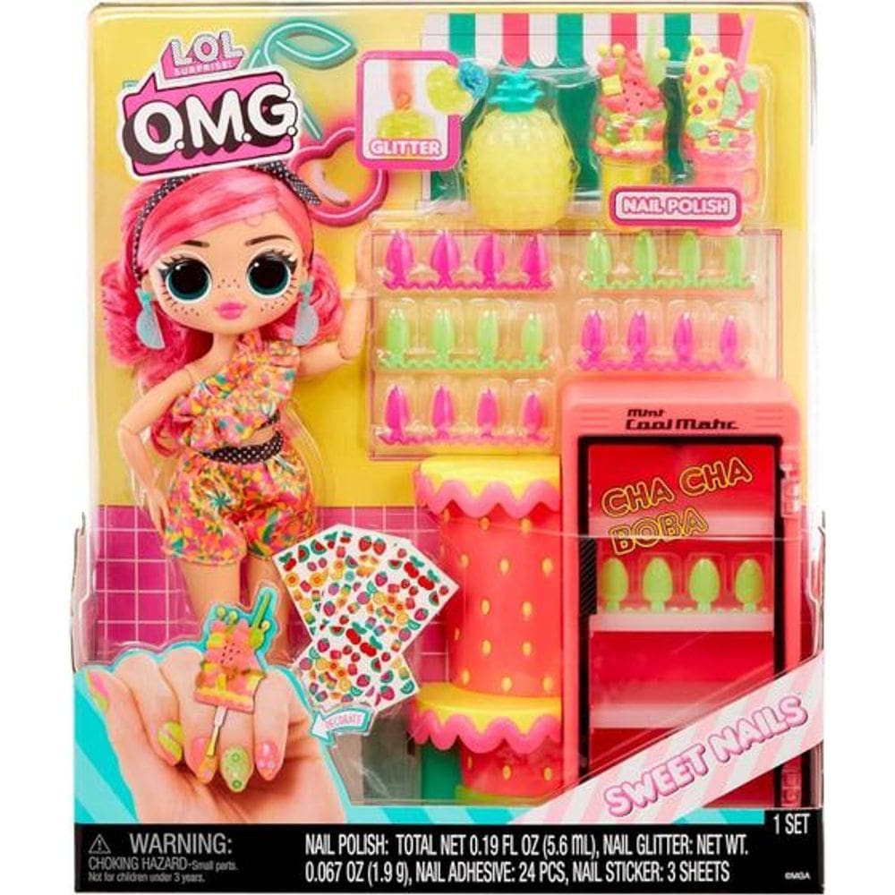 Lol Surprise Omg Sweet Nails Pinky Pops Fruit 15 Surpresas - Candide
