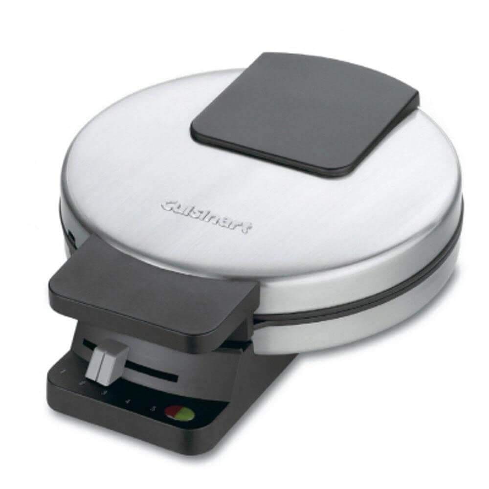 Máquina de waffles Cuisinart Round Classic WMR-CANAS em aço inoxidável