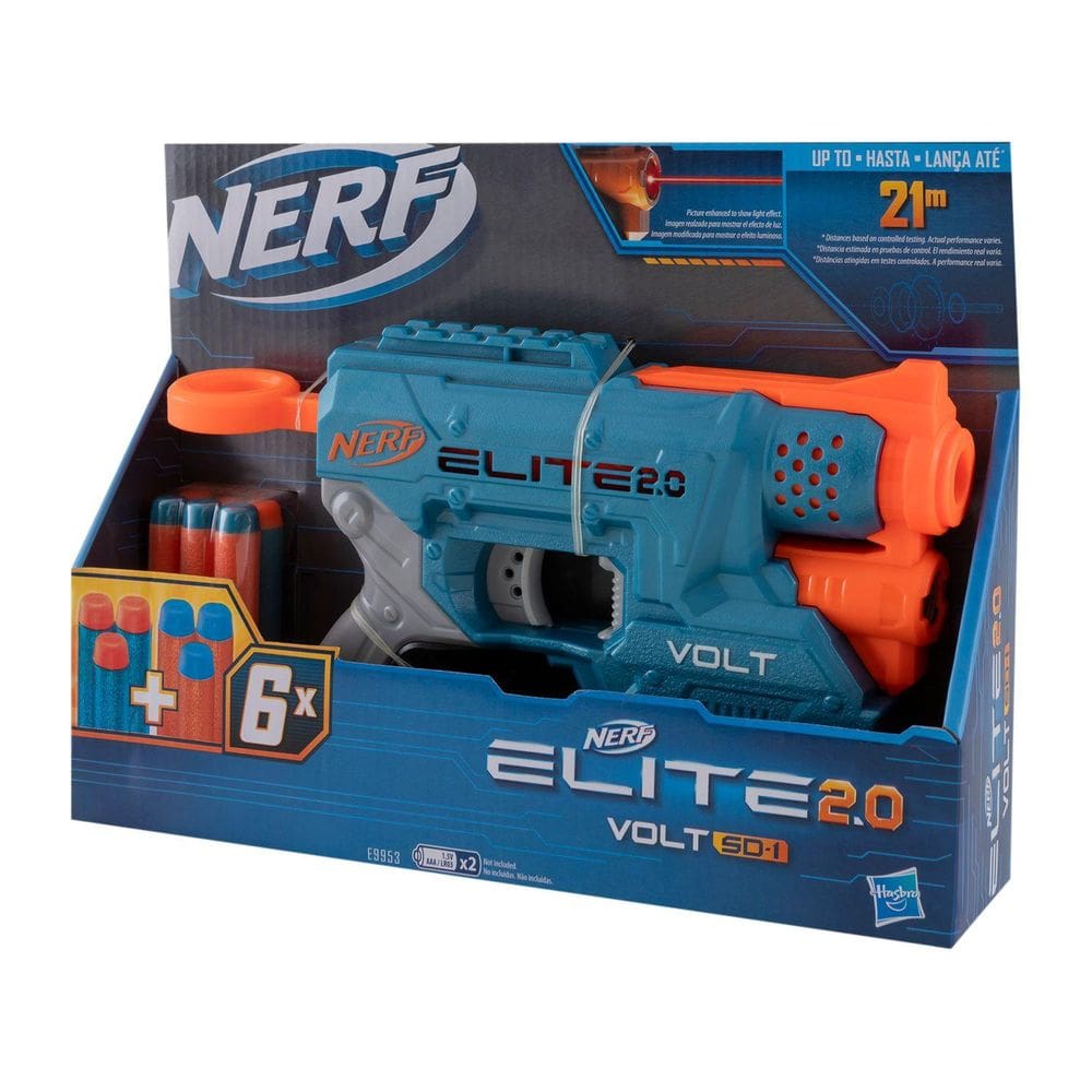 Nerf Elite 2.0 Volt SD-1 Hasbro 7 Peças